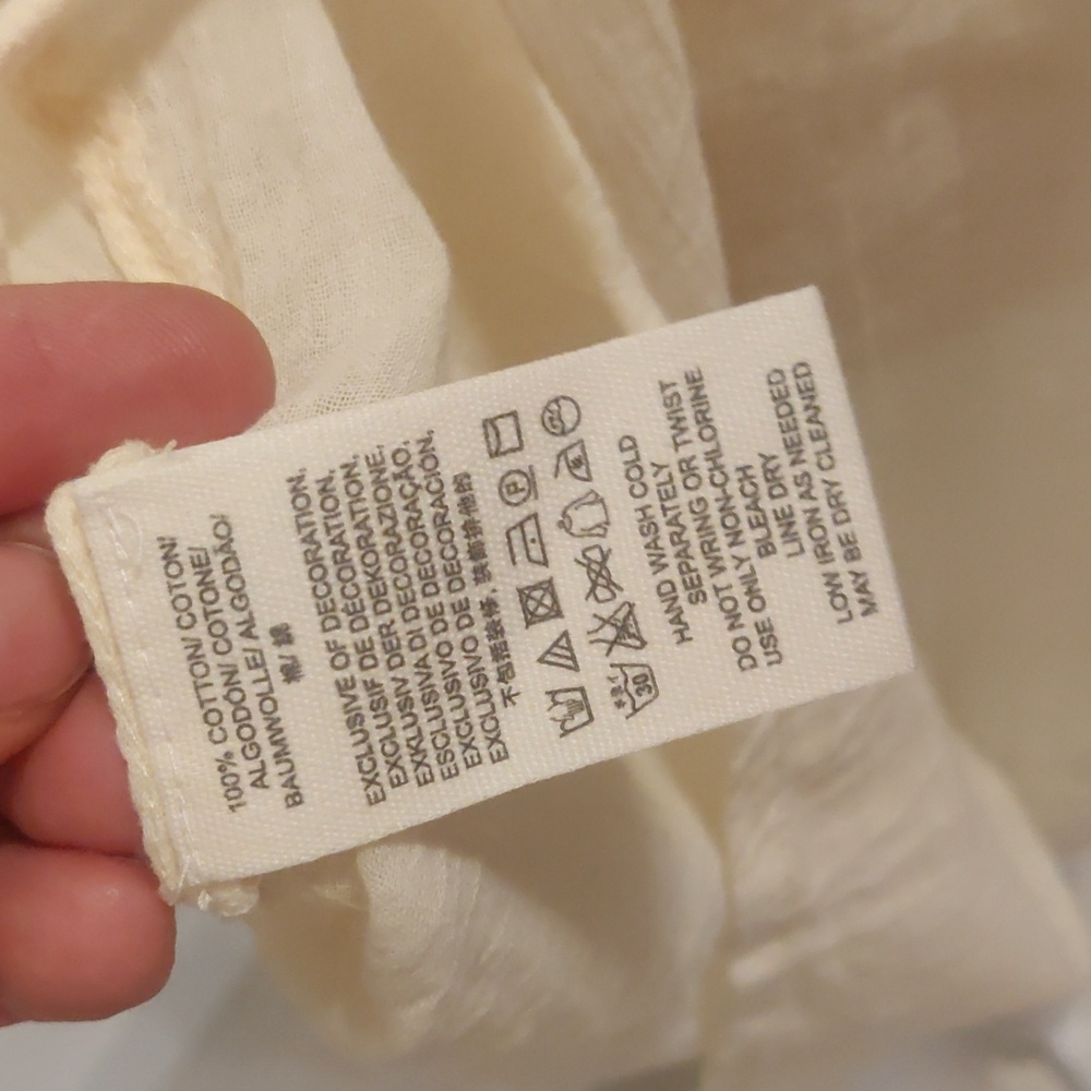 Free People Embroidered Victorian Dress Cream/ Off-white mini dress Cottagecore - Picture 14 of 14